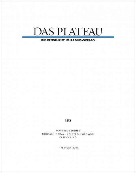 DAS PLATEAU No 153