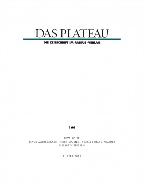 DAS PLATEAU No 166