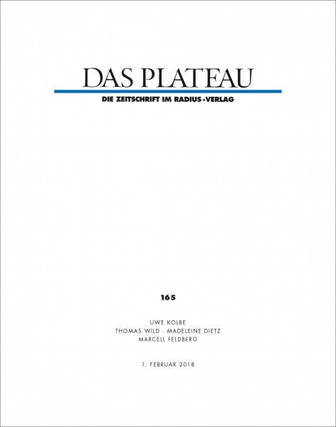 DAS PLATEAU No 165