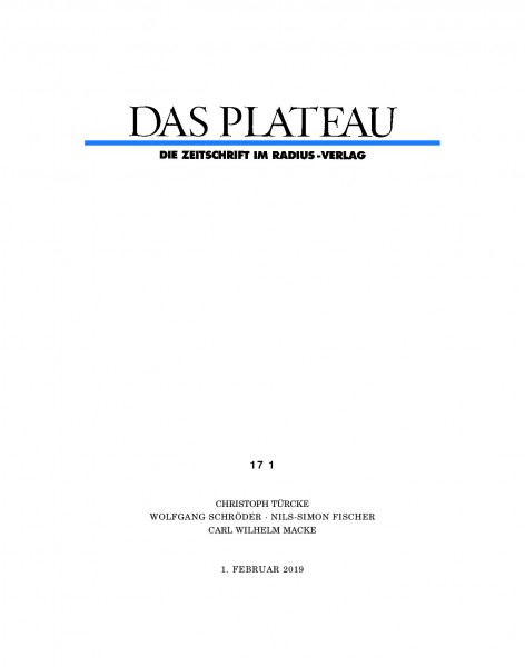 DAS PLATEAU No 171