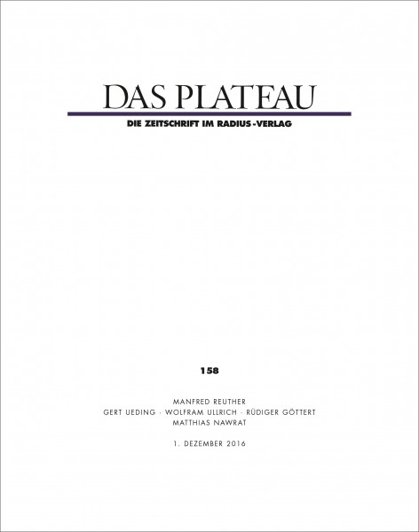 DAS PLATEAU No 158