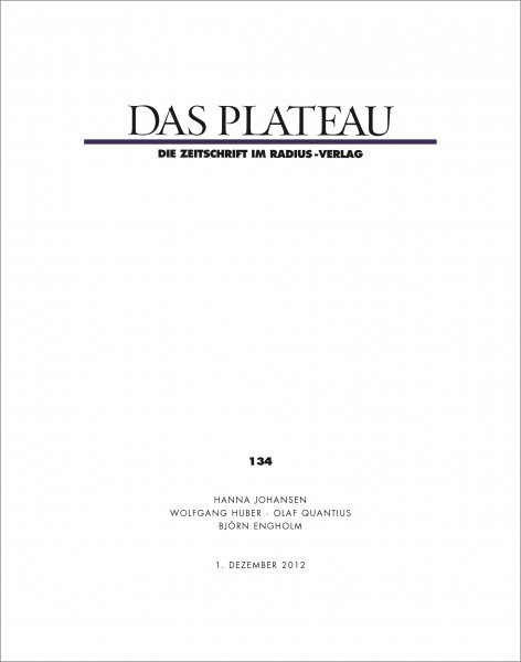 DAS PLATEAU No 134