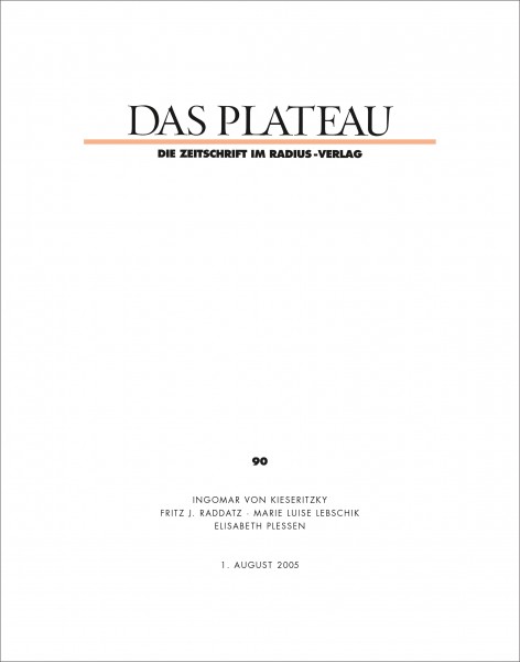 DAS PLATEAU No 90
