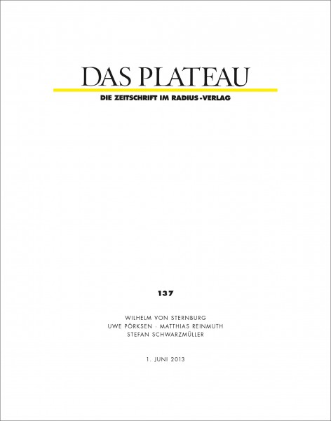 DAS PLATEAU No 137