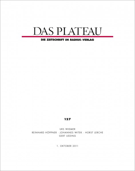 DAS PLATEAU No 127