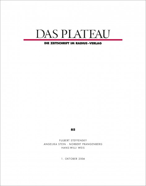 DAS PLATEAU No 85