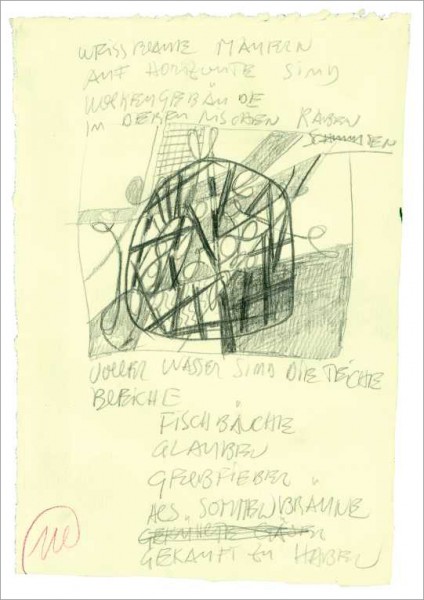 o.T. (Zeichnungen zu Verdis »Troubadour«)