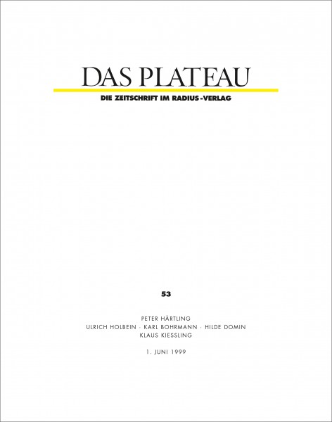 DAS PLATEAU No 53