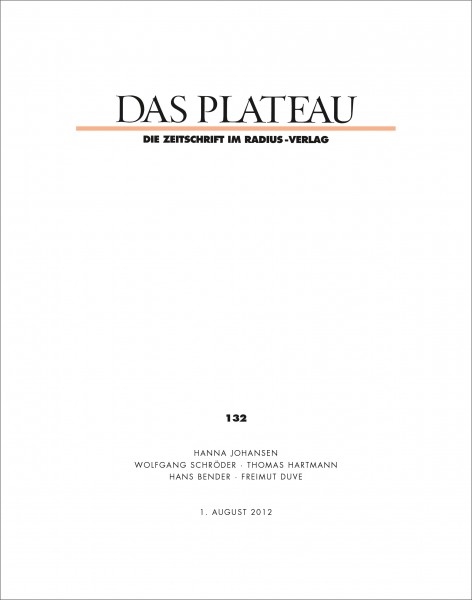 DAS PLATEAU No 132