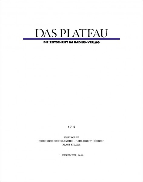 DAS PLATEAU No 170