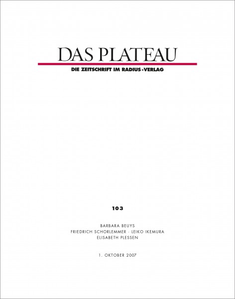 DAS PLATEAU No 103