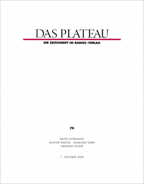 DAS PLATEAU No 79