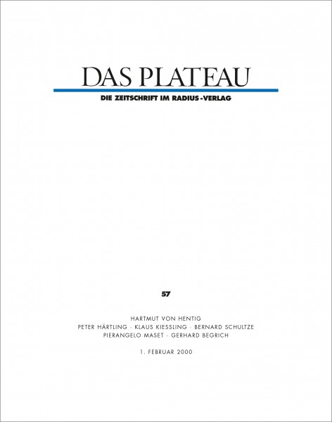 DAS PLATEAU No 57