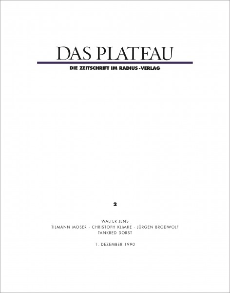 DAS PLATEAU No 2