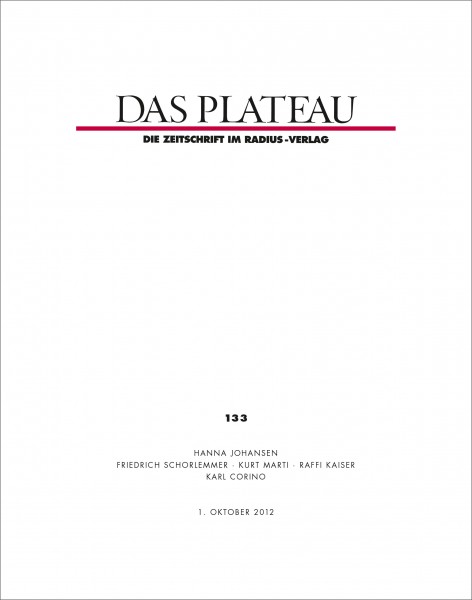 DAS PLATEAU No 133