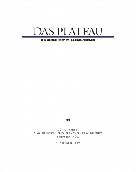 DAS PLATEAU No 44