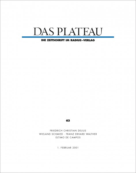 DAS PLATEAU No 63