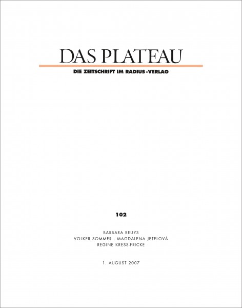 DAS PLATEAU No 102
