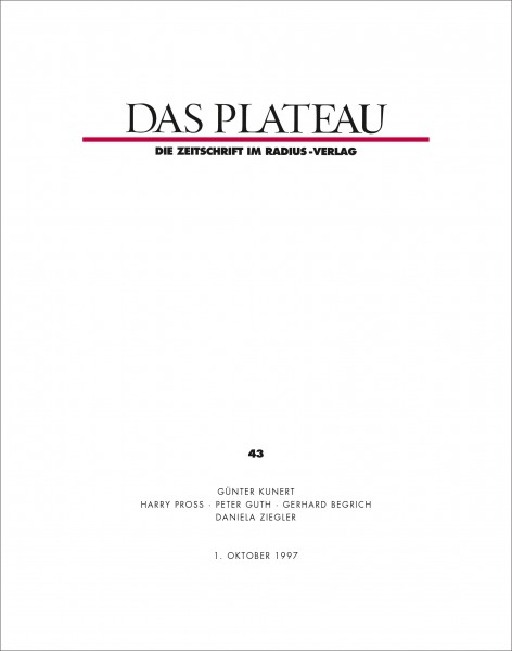 DAS PLATEAU No 43