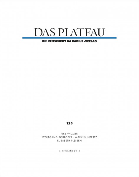 DAS PLATEAU No 123