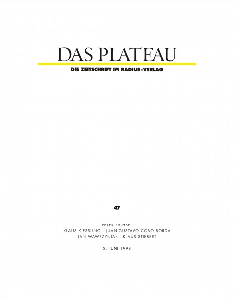 DAS PLATEAU No 47