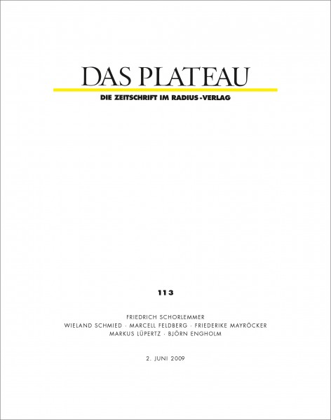 DAS PLATEAU No 113