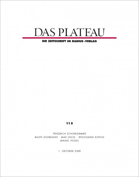 DAS PLATEAU No 115