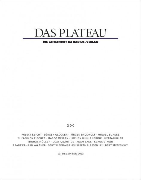 DAS PLATEAU No 200