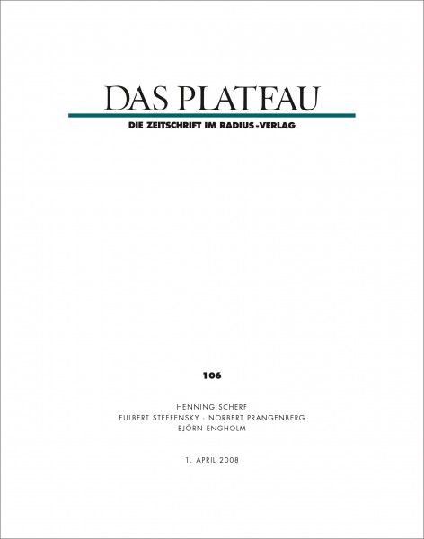 DAS PLATEAU No 106