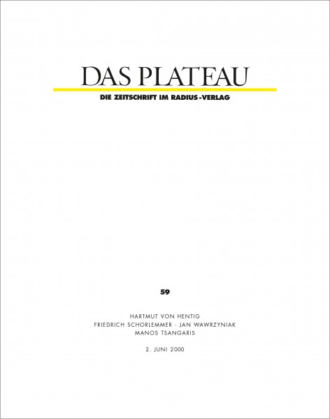 DAS PLATEAU No 59