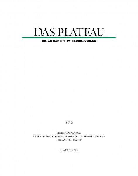 DAS PLATEAU No 172