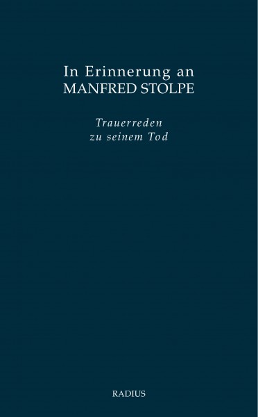 In Erinnerung an Manfred Stolpe