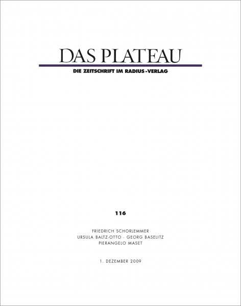 DAS PLATEAU No 116